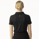 Daily Sports: Women's Peoria Short Sleeve Polo - Black Clothing