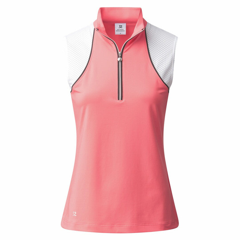 Daily Sports: Women's Maja Sleeveless Polo - Coral