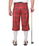 red, black, yellow plaid knicker