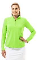 SanSoleil: Ladies UPF 50 SolTek Lux Long Sleeve Mock - 900622 Clothing