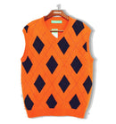 Golf Knickers: Men's Argyle Sweater Vest - Mens OR/NY Clothing