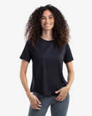 BloqUV: Women's UPF 50 Short Sleeve Crew Top (1101) - Black Clothing