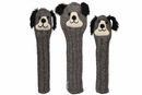 Sunfish: Hand-Knit Wool Animal Headcover Set (Driver, Fairway, & Hybrid) Golf Club Headcovers