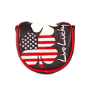 Black Clover Live Lucky Mallet Putter Cover - Live Lucky USA Golf
