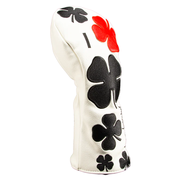 CMC Design: Driver Headcover - Live Lucky White and Red