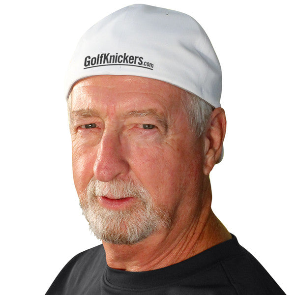 Golf Knickers: Mens 'Active Series' Argyle Paradise Ball Cap - Brown/Orange