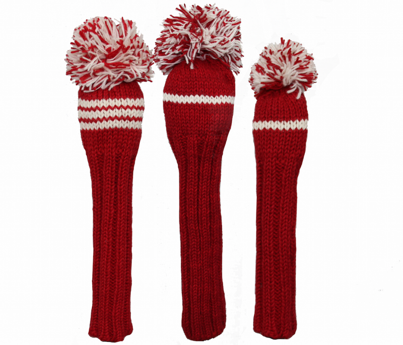 Red and White Headcover Set