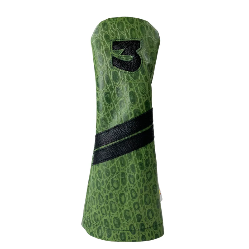 Sunfish: Genuine Leather Green Croc Headcover (DR, FW, HB or Set)