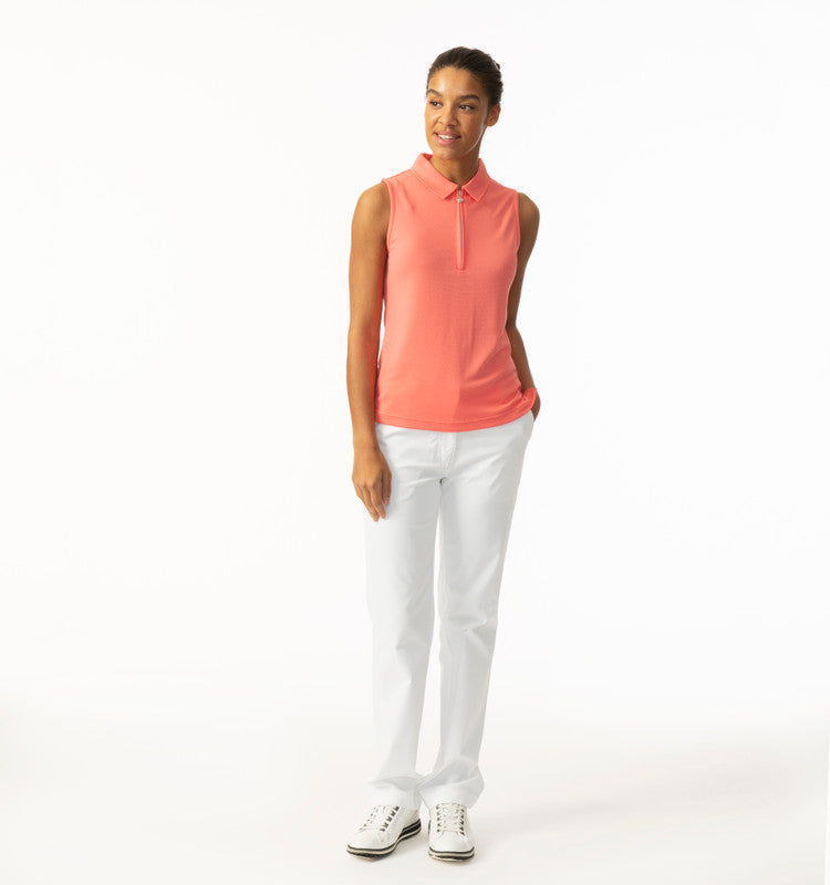 Daily Sports: Women's Peoria Sleeveless Polo - Coral