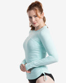 BloqUV: Women's UPF 50 Drawstring Crew (2006) - Mint Clothing