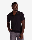 BloqUV: Men's UPF 50 Short Sleeve Polo (11004) - Black Clothing