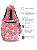 Taboo Fashions: Ladies Premium Pickleball Backpack - Posh Pink