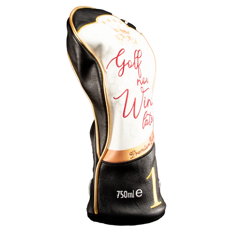 CMC Design: Driver Headcover - Golf Now, Wine Later