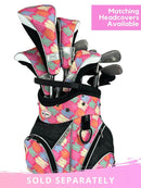 Taboo Fashions: Ladies Monaco Premium Lightweight Cart Bag - Posh Pink