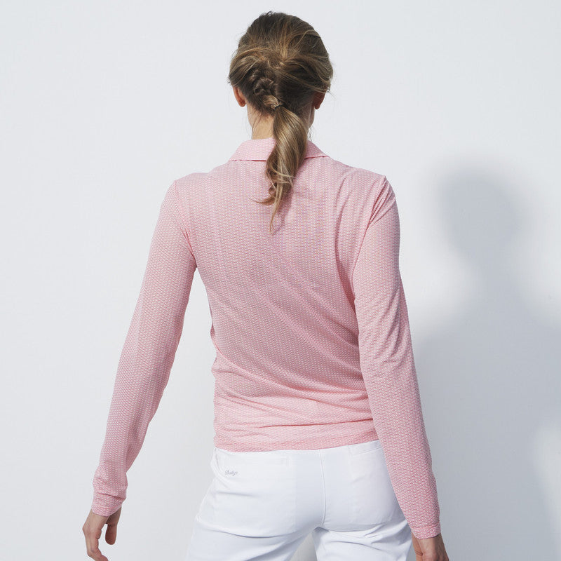 Daily Sports: Women's Terni Long Sleeve Polo Shirt - Coral