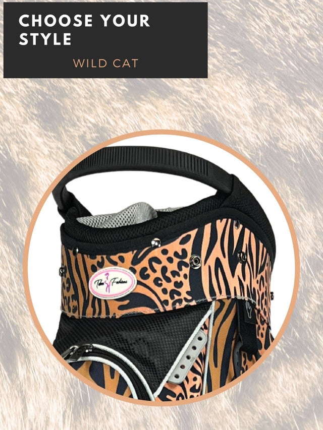 Taboo Fashions: Ladies Monaco Premium Lightweight Cart Bag - Wildcat