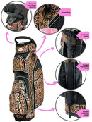 Taboo Fashions: Ladies Monaco Premium Lightweight Cart Bag - Wildcat