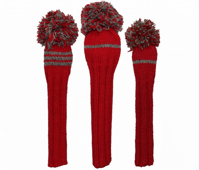 Red and Gray Headcover Set