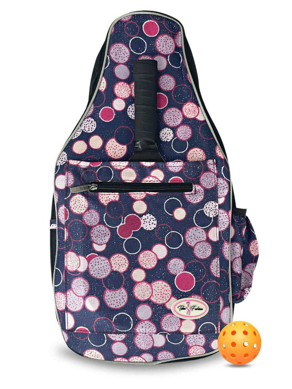 Taboo Fashions: Ladies Premium Pickleball Backpack - Poppin Bottles