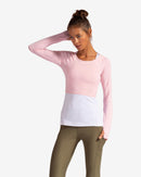 BloqUV: Women's UPF 50 Crop Top (4001) - Tickle Me Pink Clothing