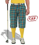 Golf Knickers: Mens 'Par 5' Limited Microfiber Golf Knickers & Cap - Rio Clothing