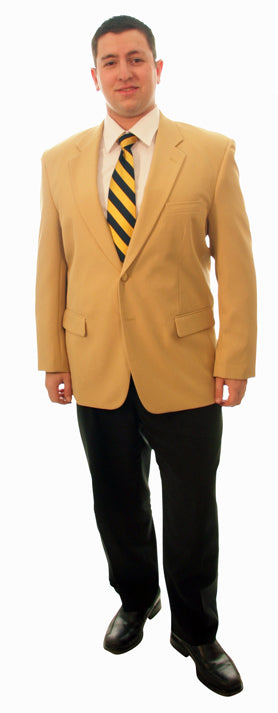 ReadyGOLF: Men's Trophy Club Blazer Jacket - Camel/Beige