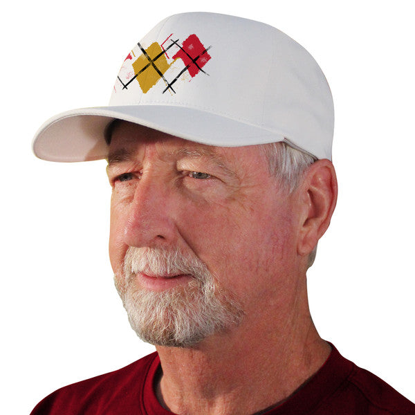 White/Gold/Red Cap