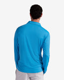 Ocean Blue long sleeve polo