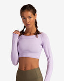 BloqUV: Women's UPF 50 Crop Top (4001) - Lavender Clothing