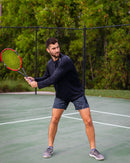 BloqUV: Men's UPF 50 Long Sleeve Jet Tee (12002) - Black Clothing