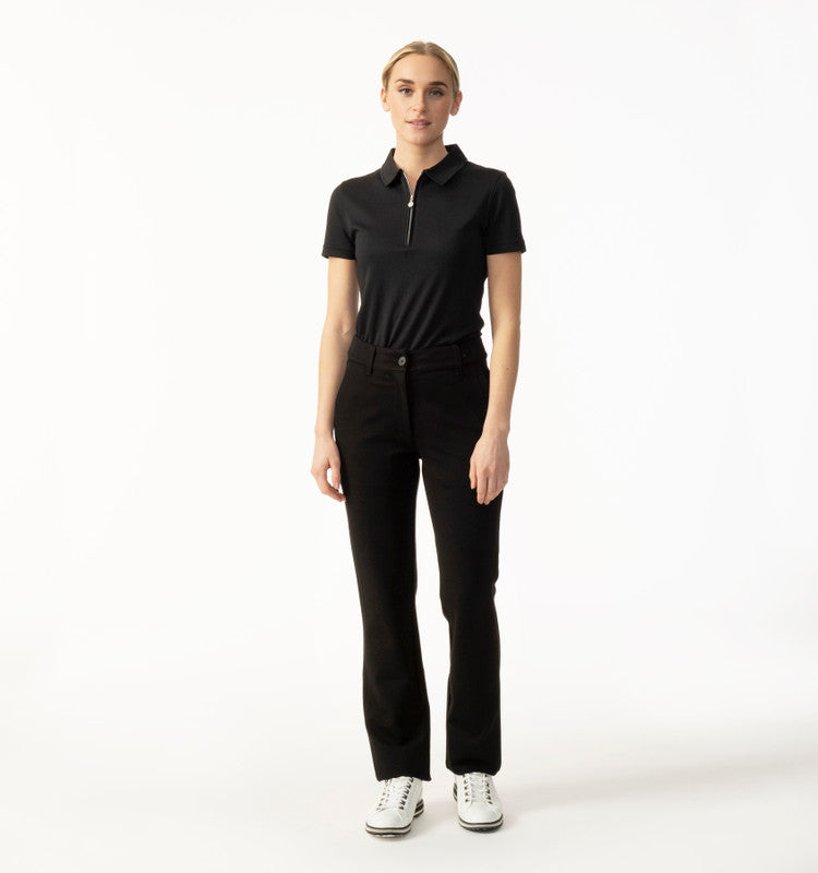 Daily Sports: Women's Peoria Short Sleeve Polo - Black