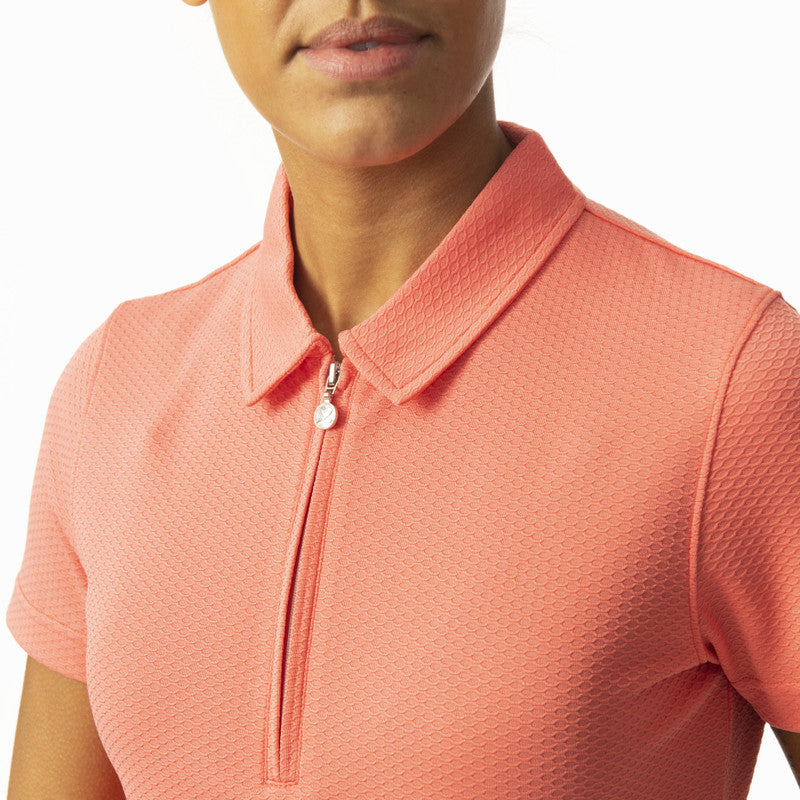 Daily Sports: Women's Peoria Short Sleeve Polo - Coral