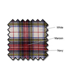 Golf Knickers: Mens 'Par 5' Cotton/Ramie Plaid Golf Trousers - Black Stewart Clothing