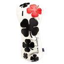 Black Clover Live Lucky Driver Headcover - Live Lucky White and Red Golf