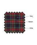 Golf Knickers: Ladies 'Par 5' Plaid Golf Knickers & Cap - Navy Stewart Clothing