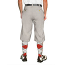 Golf Knickers: Mens 'Par 4' Cotton/Ramie Golf Knickers - Taupe Clothing