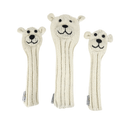 Sunfish: Hand-Knit Wool Animal Headcover Set (Driver, Fairway, & Hybrid) Golf Club Headcovers