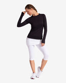 BloqUV: Women's UPF 50 Pullover (2012) - Black