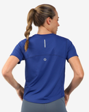 BloqUV: Women's UPF 50 Short Sleeve Crew Top (1101) - Navy Clothing