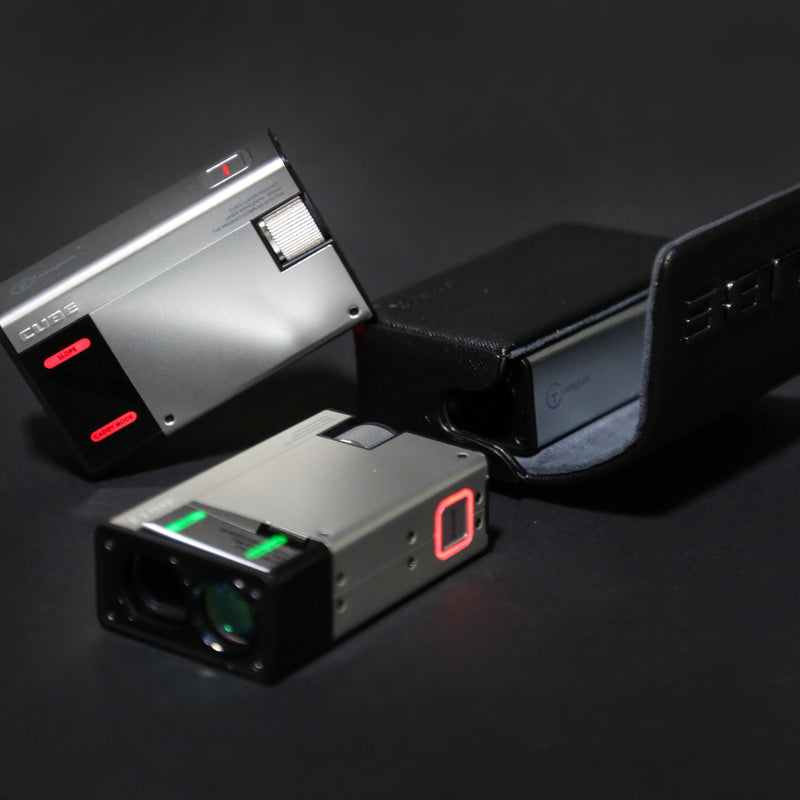 CaddyTalk: CUBE Laser Rangefinder (Case: Black Pouch)
