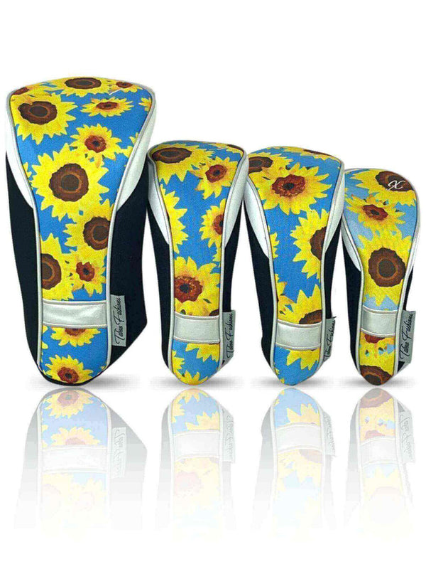 Taboo Fashions: Ladies 4-Pack Club Cover Set - Sultry Sunflowers