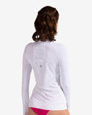 BloqUV: Women's UPF 50 Pullover (2012) - White Clothing