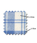 white, blue plaid golf knickers