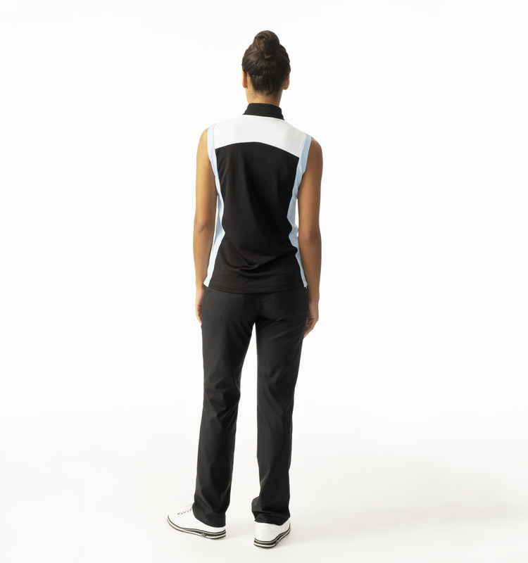 Daily Sports: Women's Mine Sleeveless Polo - Black