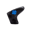 Black Clover Live Lucky Blade Putter Cover - Live Lucky Black and Blue Golf