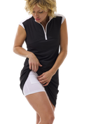 SanSoleil: Ladies UPF 50 SolStyle Cool Sleeveless Mock Dress - 900724S Clothing