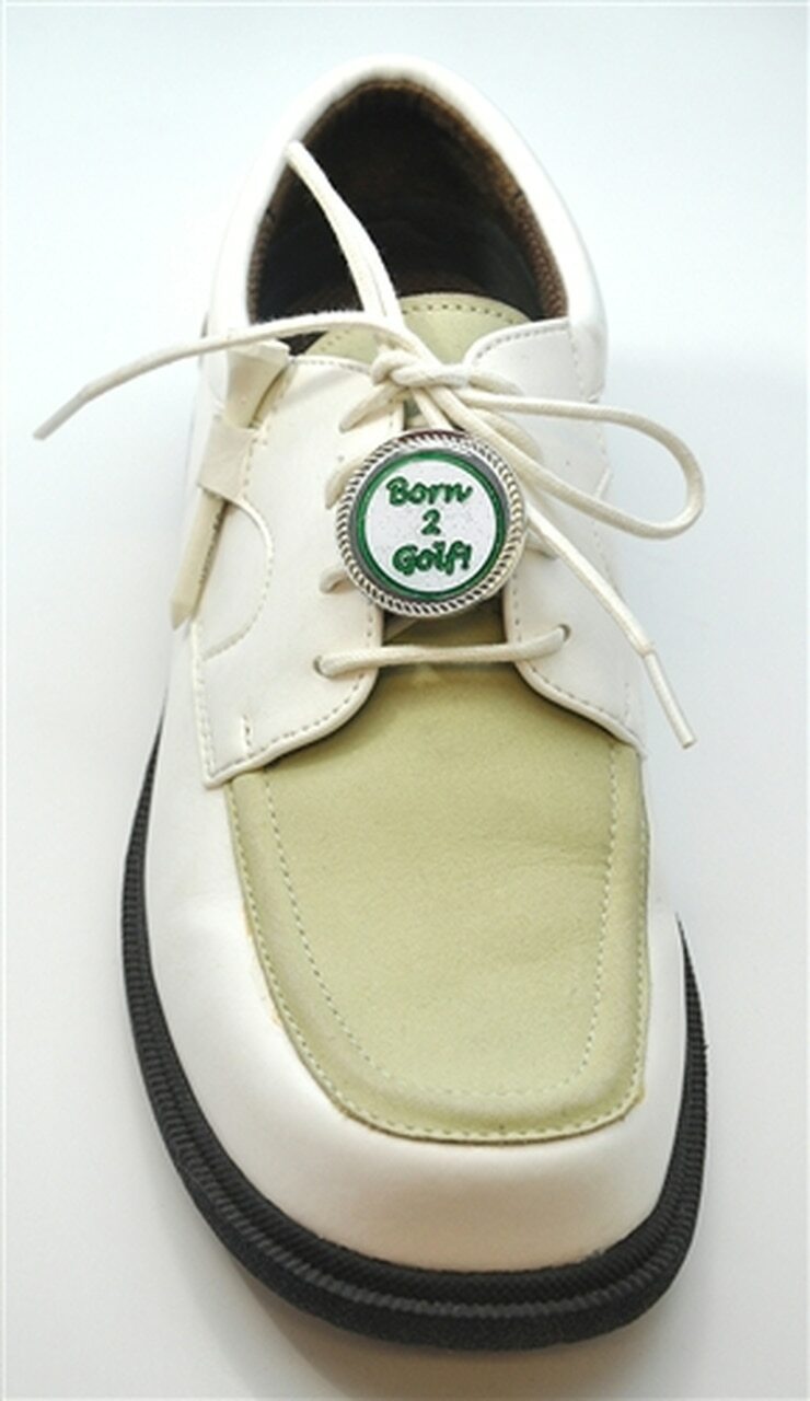 Navika: Glitzy Kicks Candy Shoe Ball Marker - Green Born