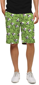 Loudmouth Golf: Men's StretchTech Shorts - Moonlight Lounge