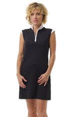 SanSoleil: Ladies UPF 50 SolStyle Cool Sleeveless Mock Dress - 900724S Clothing