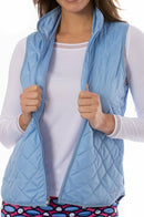 Golftini Sky Blue Women's Wind Vest (Size Large) SALE Clothing Accessories